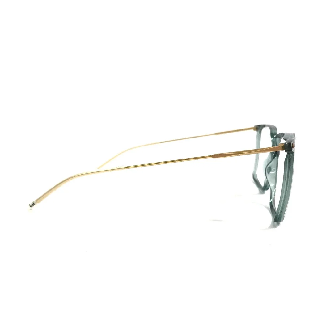 lool Eyewear Eyeglasses Frames SIONA GRGD Clear Green Matte Gold 54-16-145